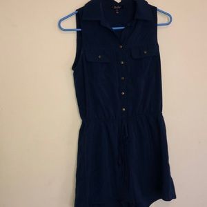 Navy blue romper